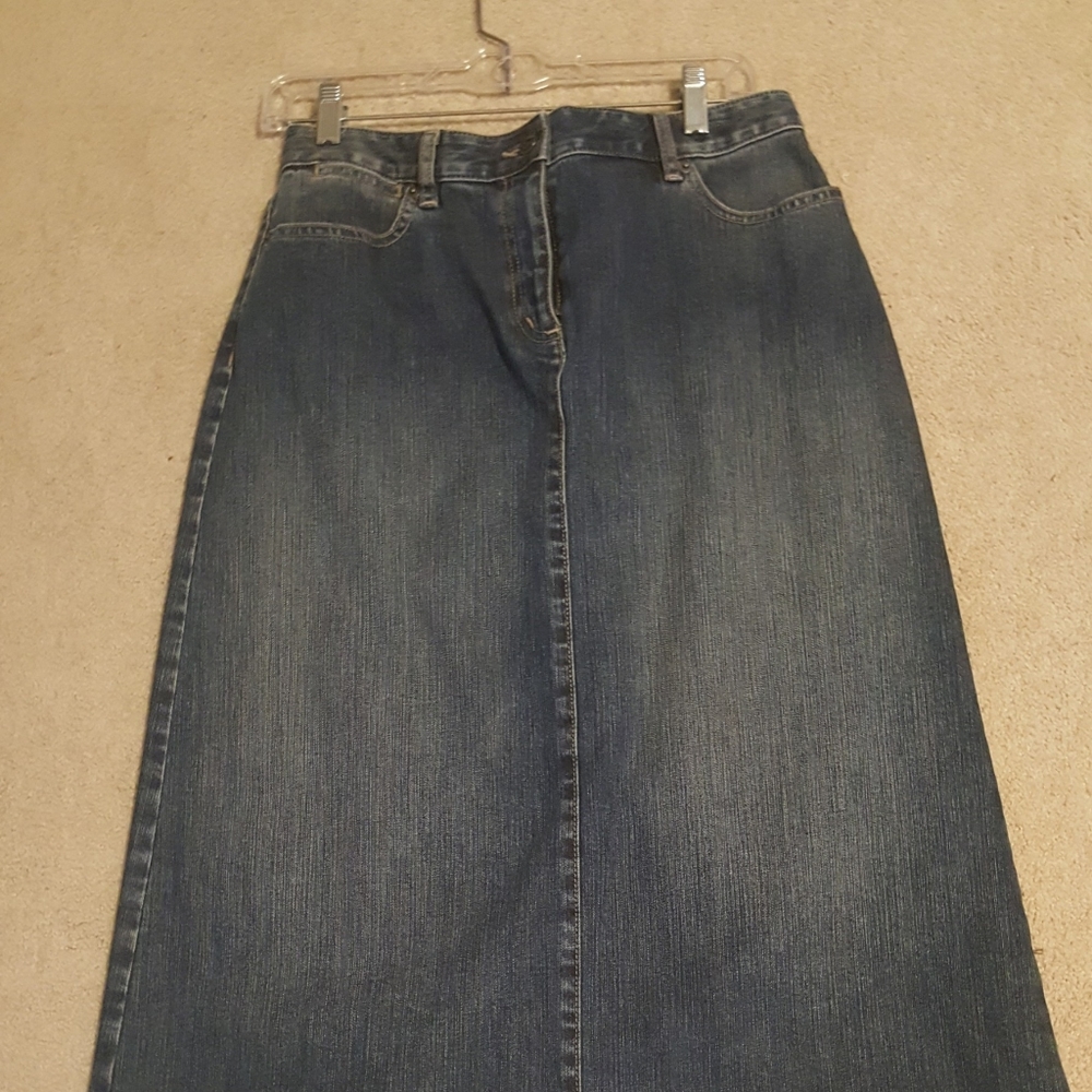 Midi Jeans Skirt